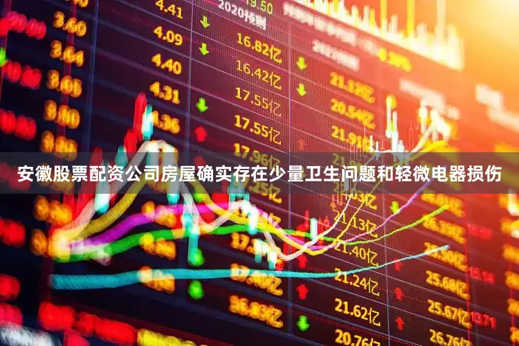 安徽股票配资公司房屋确实存在少量卫生问题和轻微电器损伤